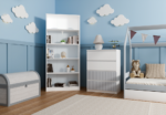 Komoda Malwa M4 ARTESO BLUE Niebieski - obrazek 2