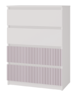 Komoda Malwa M4 ARTESO PINK Różowy - obrazek 3