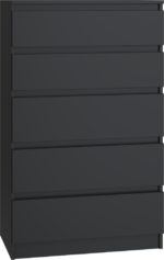 Komoda Malwa M5 CZARNY - obrazek 5