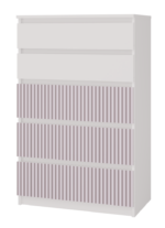 Komoda Malwa M5 ARTESO PINK Różowy - obrazek 3