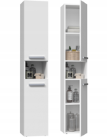 Słupek łazienkowy Nel I BIAŁY - obrazek 4