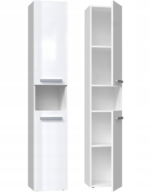 Słupek łazienkowy Nel I BIAŁY POŁYSK - obrazek 2