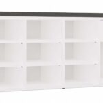 Szafka Na Obuwie Buty Otwarta TALLIN BIAŁY Do Przedpokoju