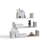 Półka Wisząca MOBI 3P Komplet 3x – Nowoczesne Półki Ścienne KASZMIR BEŻ - obrazek 6