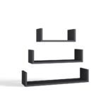 Półka Wisząca MOBI 3P Komplet 3x – Nowoczesne Półki Ścienne ANTRACYT - obrazek 7