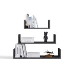 Półka Wisząca MOBI 3P Komplet 3x – Nowoczesne Półki Ścienne ANTRACYT - obrazek 6