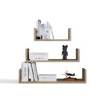 Regał Ścienny Wiszący MOBI 3P DĄB SONOMA - obrazek 6