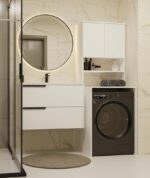 Słupek łazienkowy Pola MULTI BIAŁY - obrazek 5