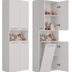 Słupek łazienkowy Nel 1K/DK BIAŁY