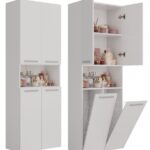 Słupek łazienkowy Nel 2K/DK BIAŁY