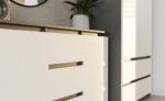 Komoda Malwa 2D3S ANTRACYT BIAŁY - obrazek 6