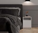 Szafka nocna GALAX 30 1D BIAŁY - obrazek 3