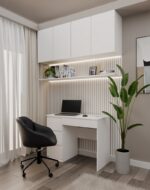 Biurko Mijas LEWE BIAŁY - obrazek 3