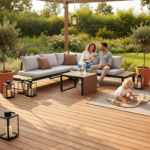 Zestaw Mebli Ogrodowych MARBELLA z Sofą Narożnikiem i Stolikiem SZARY - obrazek 7