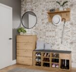 Szafka Na Obuwie Buty Otwarta TALLIN DĄB ARTISAN Do Przedpokoju - obrazek 3