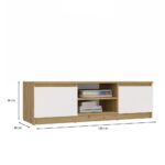 RTV Malwa 120 DĄB ARTISAN BIEL - obrazek 7