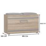 Szafka na obuwie Opal OPAL DĄB SONOMA - obrazek 7