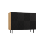 Komoda KAMA 2D ARTISAN CZARNY - obrazek 2