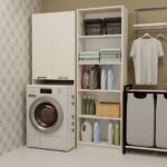 Szafka na pralkę Pola DD KASZMIR Beż - obrazek 2