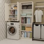 Szafka na pralkę Pola DD KASZMIR Beż - obrazek 4