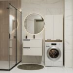 Szafka na pralkę Pola DD KASZMIR Beż - obrazek 3