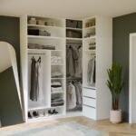 Garderoba Szafa OPENO 1W6P BIAŁA Modułowa Regał z Drążkiem Półki Sypialnia - obrazek 4