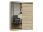 Szafa IGA 160 A/B SONOMA 1 x Lustro Do Sypialni Przedpokoju