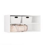 NADSTAWKA 100 OPENO BIAŁA Półka Do Garderoby Modułowa 100 cm Do Sypialni