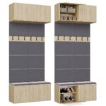 Garderoba Podwójny Wieszak HAGA II/2W DĄB SONOMA