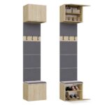 Garderoba Wieszak HAGA 1W DĄB SONOMA