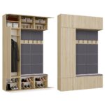 Garderoba HAGA III/1Sz2W DĄB SONOMA + 2x Wieszak