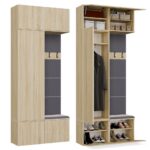 Garderoba Szafa + Wieszak HAGA II/1Sz1W DĄB SONOMA