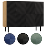 Komoda KAMA 2D ARTISAN CZARNY