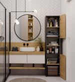 Słupek łazienkowy Sara S40 ANTRACYT DĄB ARTISAN - obrazek 5