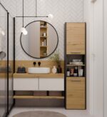 Słupek łazienkowy Sara S40 ANTRACYT DĄB ARTISAN - obrazek 4