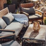 Zestaw Mebli Ogrodowych TEXAS z Sofą Fotelami i Stolikem Kawowym SZARY - obrazek 6