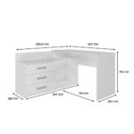 Biurko DANY BIAŁY - obrazek 3