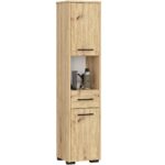 REGAŁ ŁAZIENKA FIN SŁUPEK 30 2D 1SZ 1W 140cm PK ARTISAN