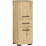SZAFKA ŁAZIENKA FIN SŁUPEK 30 2D 1SZ 85cm PK DĄB ARTISAN