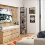 REGAŁ INDUSTRIALNY 500 CZARNY/DĄB SONOMA - obrazek 2