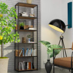 REGAŁ INDUSTRIALNY 600 CZARNY/DĄB CRAFT - obrazek 3