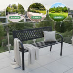 ŁAWKA OGRODOWA KALIA CZARNA - obrazek 2