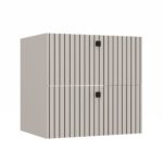 SZAFKA POD UMYWALKĘ TIGO 60 2S KASZMIR 2 SZUFLADY RYFLOWANY FRONT WISZĄCA