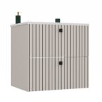 SZAFKA POD UMYWALKĘ TIGO 60 2S KASZMIR RYFLOWANY FRONT + UMYWALKA