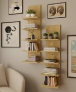 Regał Wiszący R5P 5 Półek Na Książki Do Biura Salonu Pokoju Dziecka DĄB ARTISAN - obrazek 5