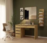 Regał Wiszący R5P 5 Półek Na Książki Do Biura Salonu Pokoju Dziecka DĄB ARTISAN - obrazek 2