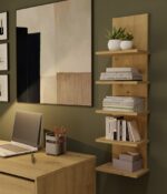 Regał Wiszący R5P 5 Półek Na Książki Do Biura Salonu Pokoju Dziecka DĄB ARTISAN - obrazek 3