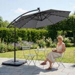 PARASOL OGRODOWY MILIN CIEMNOSZARY - obrazek 2