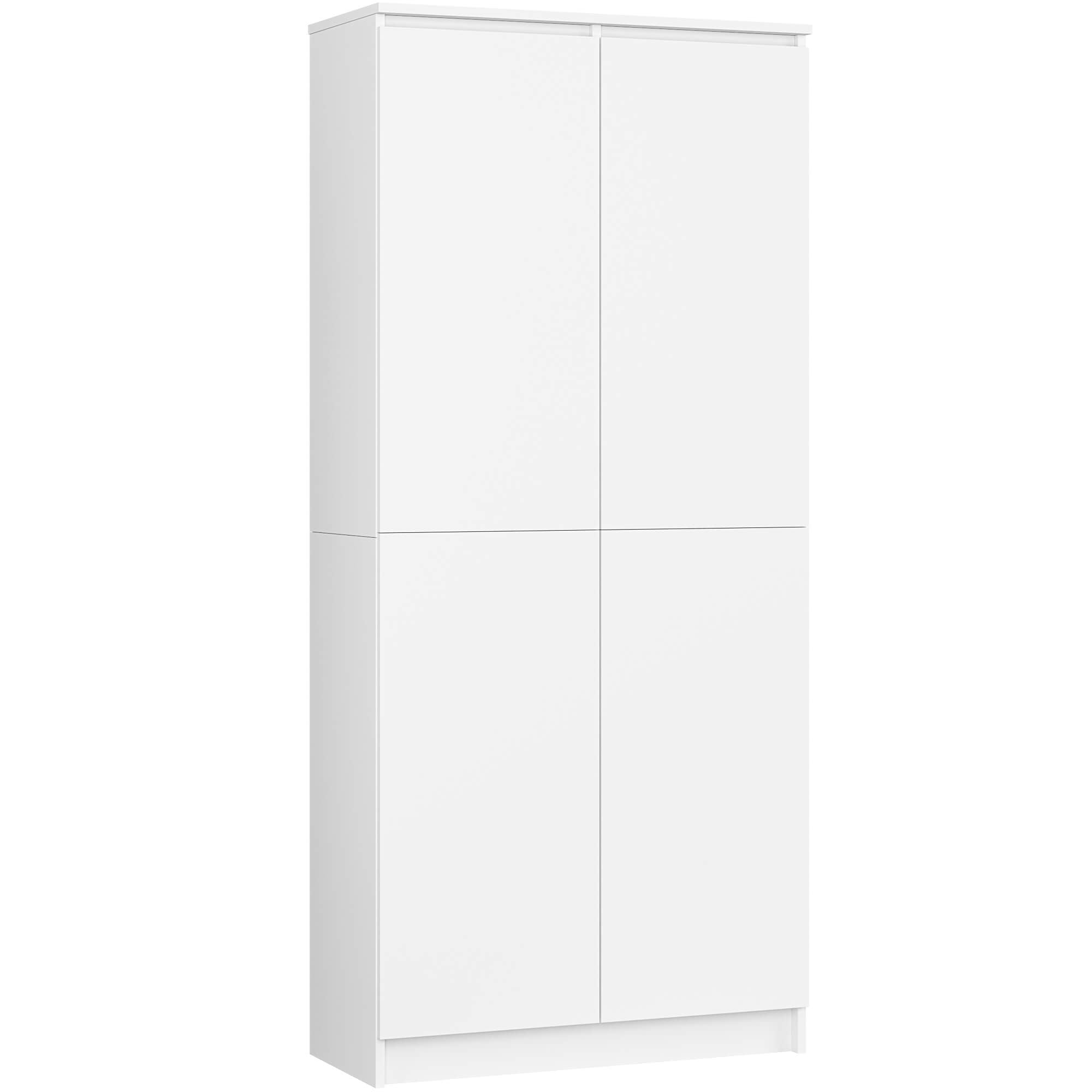 export REGAŁ ZAMKNIETY R80 2D 8P CLP BIAŁY - obrazek 1