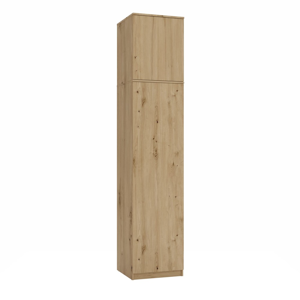 brylka1 Szafa z Nadstawką SD-50 Drzwi Półki DĄB ARTISAN Do Garderoby Pokoju Biura - obrazek 1